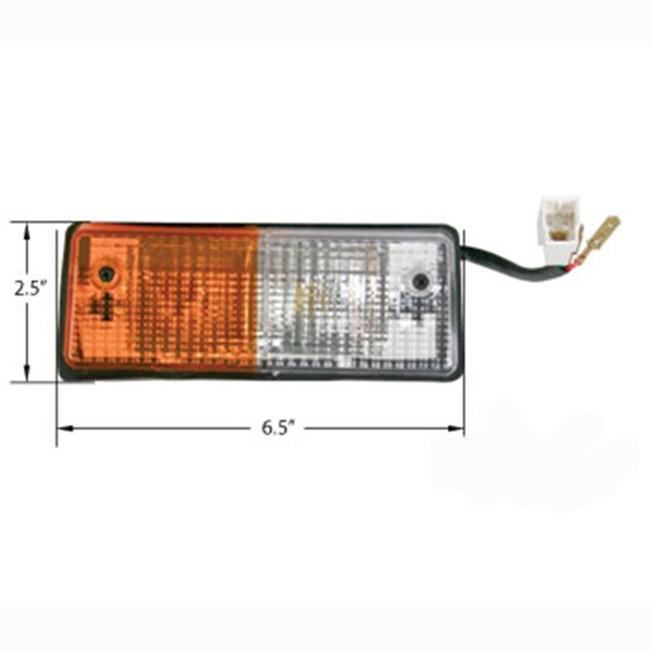 Aftermarket 1425884M93 New Tractor RH Front Side Lamp Fits Massey Ferguson 2544 2744 2944 ELJ50-0018 - main